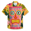 LeosWare® Men's Hawaiian Shirt Short Sleeve Button-up Breathable & Quick-Dry Aloha Tiki-inspired Spring Collection