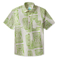 LeosWare® Men's Hawaiian Shirt Short Sleeve Button-up Premium polyester fabric Aloha Tropical Vibes