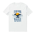 Hawaiian Tee For Men Sunset Whale Chorus Tee Crew Neck 100% Cotton