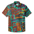 LeosWare® Men's Hawaiian Shirt Short Sleeve Button-up 95% Polyester, 5% Spandex Aloha Your New Must-have