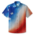 LeosWare® Men's Hawaiian Shirt Short Sleeve Button-up Breathable & Quick-Dry Aloha Flag In Watercolor